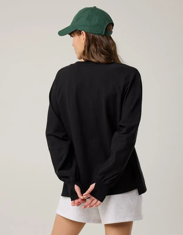 OFFLINE By Aerie Pique Long Sleeve T-Shirt