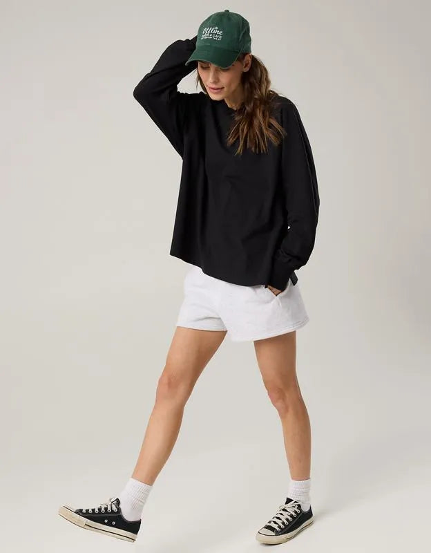 OFFLINE By Aerie Pique Long Sleeve T-Shirt