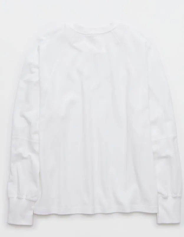 OFFLINE By Aerie Pique Long Sleeve T-Shirt