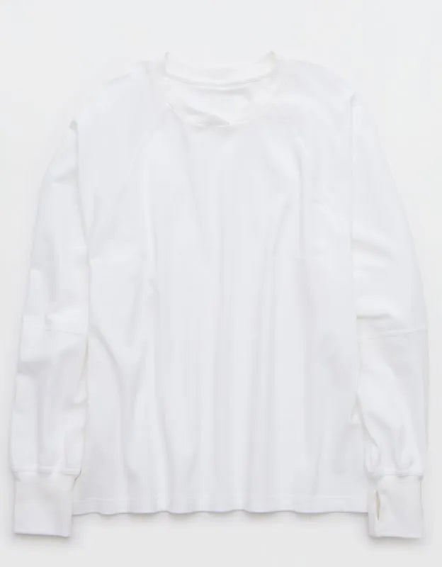 OFFLINE By Aerie Pique Long Sleeve T-Shirt