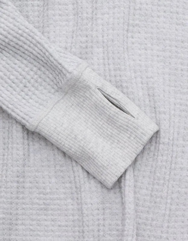 OFFLINE By Aerie Wow! Waffle Long Sleeve V Neck T-Shirt