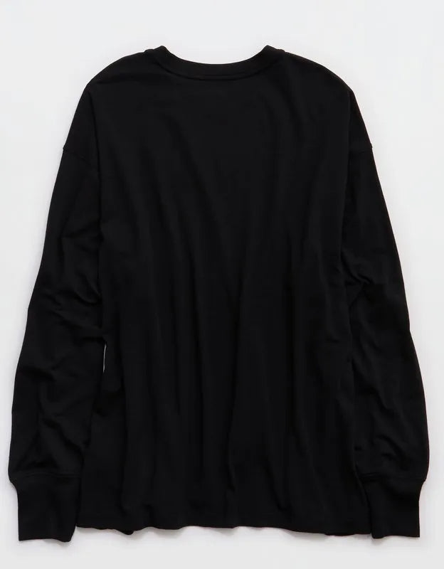 OFFLINE By Aerie Let's Stretch Long Sleeve Boyfriend T-Shirt