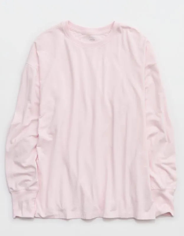 OFFLINE By Aerie Let's Stretch Long Sleeve Boyfriend T-Shirt
