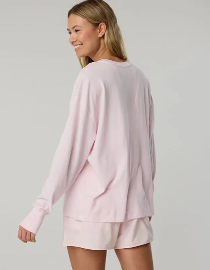 OFFLINE By Aerie Let's Stretch Long Sleeve Boyfriend T-Shirt