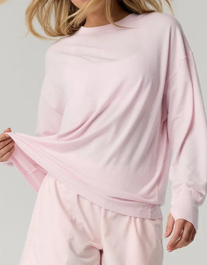 OFFLINE By Aerie Let's Stretch Long Sleeve Boyfriend T-Shirt