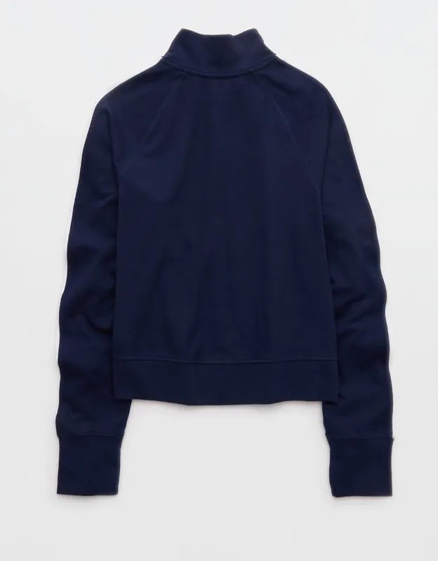 OFFLINE By Aerie Pique Long Sleeve Full Zip