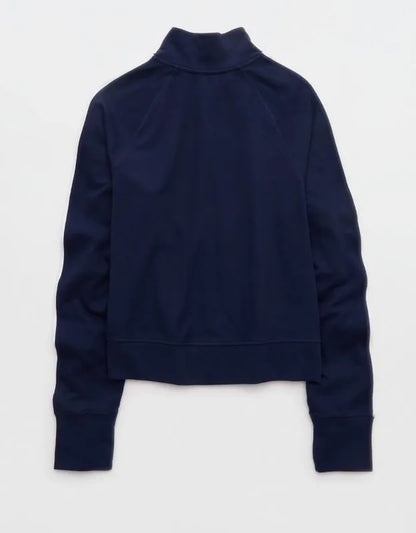 OFFLINE By Aerie Pique Long Sleeve Full Zip