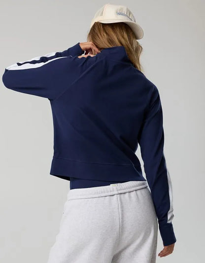 OFFLINE By Aerie Pique Long Sleeve Full Zip