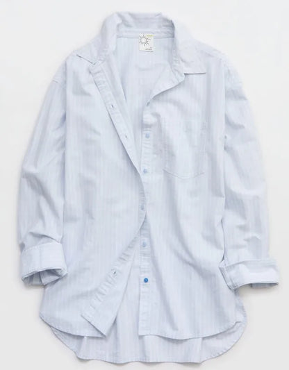 OFFLINE By Aerie Oxford Oversized Long Sleeve Button Up Shirt
