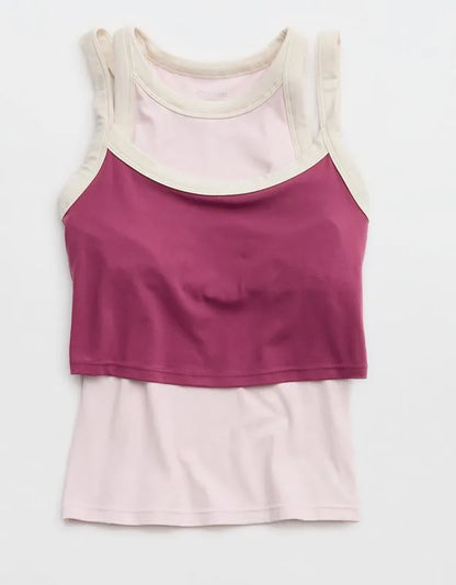 OFFLINE By Aerie Real Me Ringer High Neck Tank Top