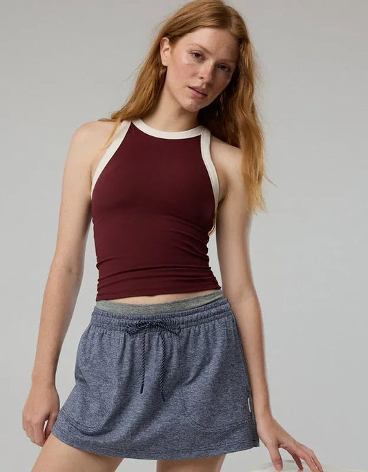 OFFLINE By Aerie Real Me Ringer High Neck Tank Top