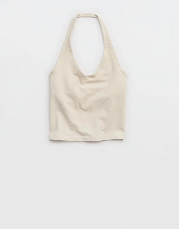 OFFLINE By Aerie OG Cotton Halter Tank Top