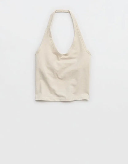 OFFLINE By Aerie OG Cotton Halter Tank Top