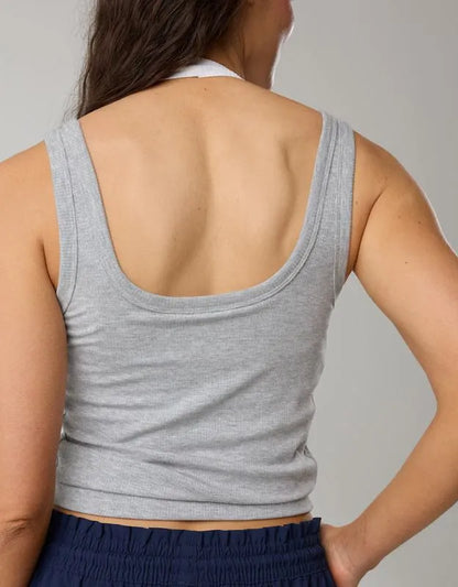 OFFLINE By Aerie Thumbs Up Square Neck Tank Top