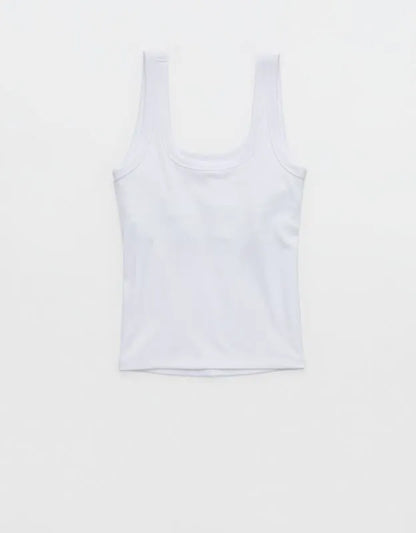 OFFLINE By Aerie Thumbs Up Square Neck Tank Top