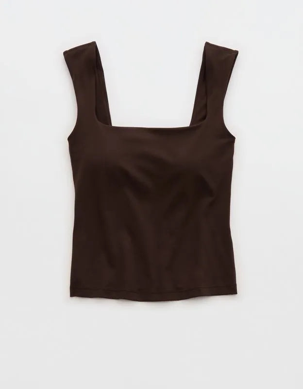 OFFLINE By Aerie Real Me Square Neck Tank Top
