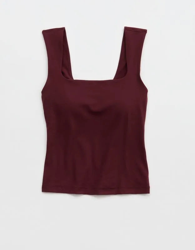 OFFLINE By Aerie Real Me Square Neck Tank Top