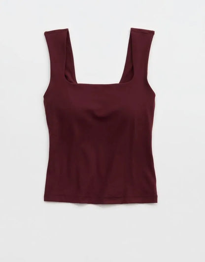 OFFLINE By Aerie Real Me Square Neck Tank Top