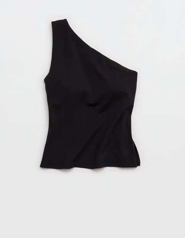 OFFLINE By Aerie Real Me XTRA One Shoulder Tank Top