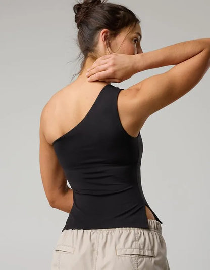 OFFLINE By Aerie Real Me XTRA One Shoulder Tank Top
