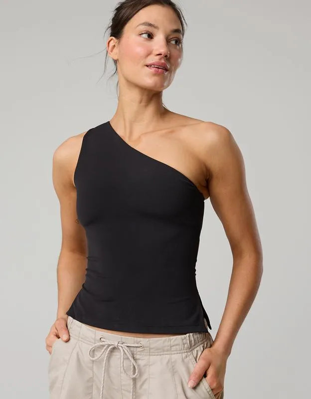 OFFLINE By Aerie Real Me XTRA One Shoulder Tank Top