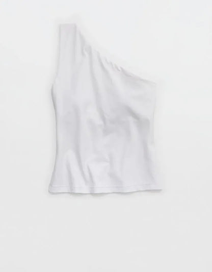 OFFLINE By Aerie Real Me XTRA One Shoulder Tank Top