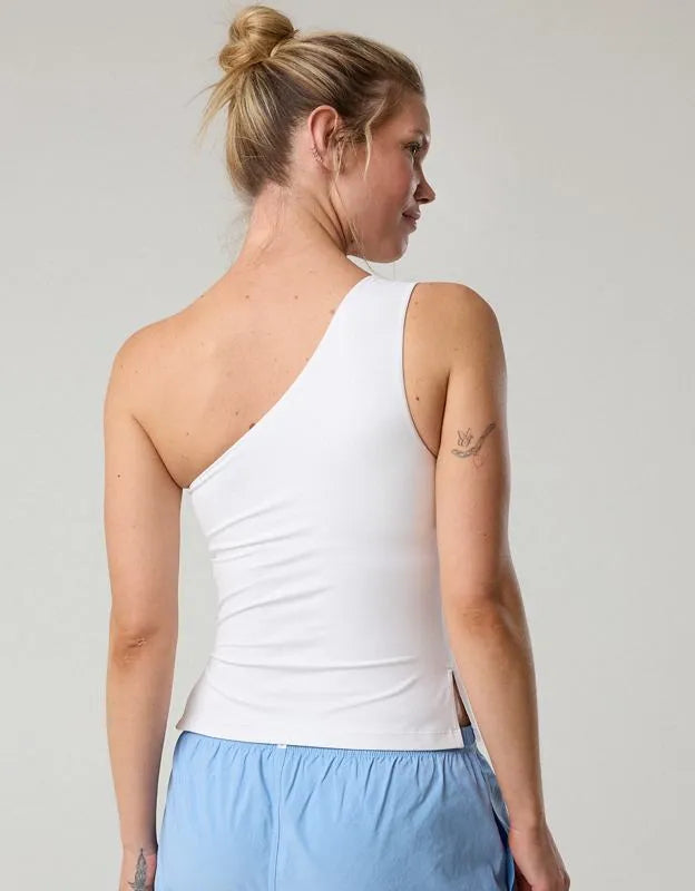 OFFLINE By Aerie Real Me XTRA One Shoulder Tank Top