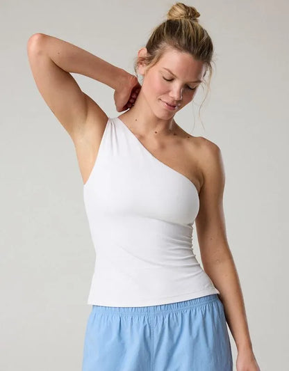 OFFLINE By Aerie Real Me XTRA One Shoulder Tank Top