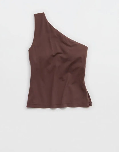 OFFLINE By Aerie Real Me XTRA One Shoulder Tank Top