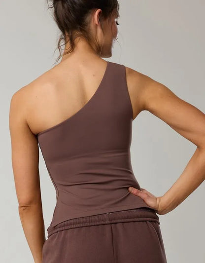 OFFLINE By Aerie Real Me XTRA One Shoulder Tank Top