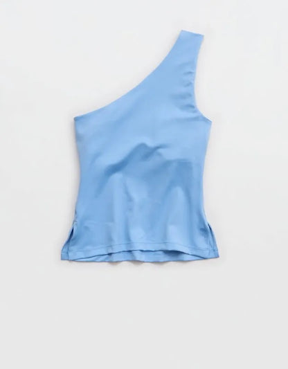 OFFLINE By Aerie Real Me XTRA One Shoulder Tank Top