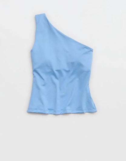 OFFLINE By Aerie Real Me XTRA One Shoulder Tank Top