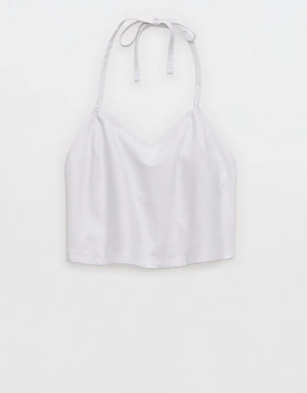 OFFLINE By Aerie Oxford Tie Back Tank Top