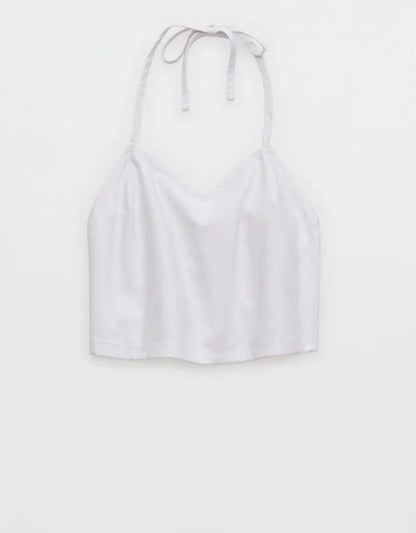 OFFLINE By Aerie Oxford Tie Back Tank Top