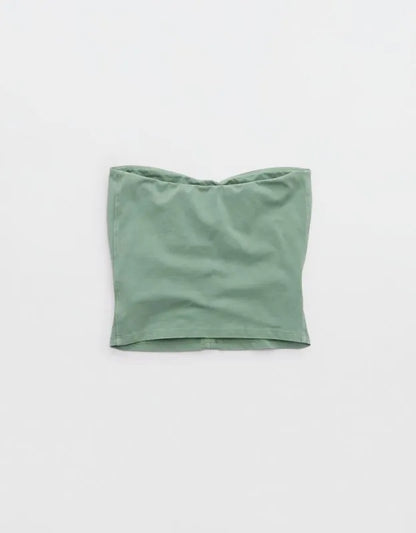 OFFLINE By Aerie OG Cotton Ruched Tube Top