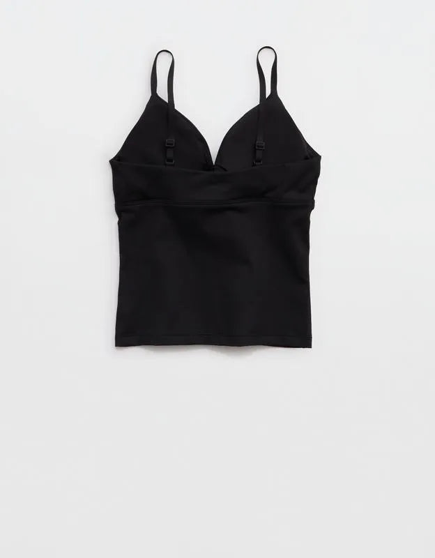 OFFLINE By Aerie The Hugger Plunge Tank Top