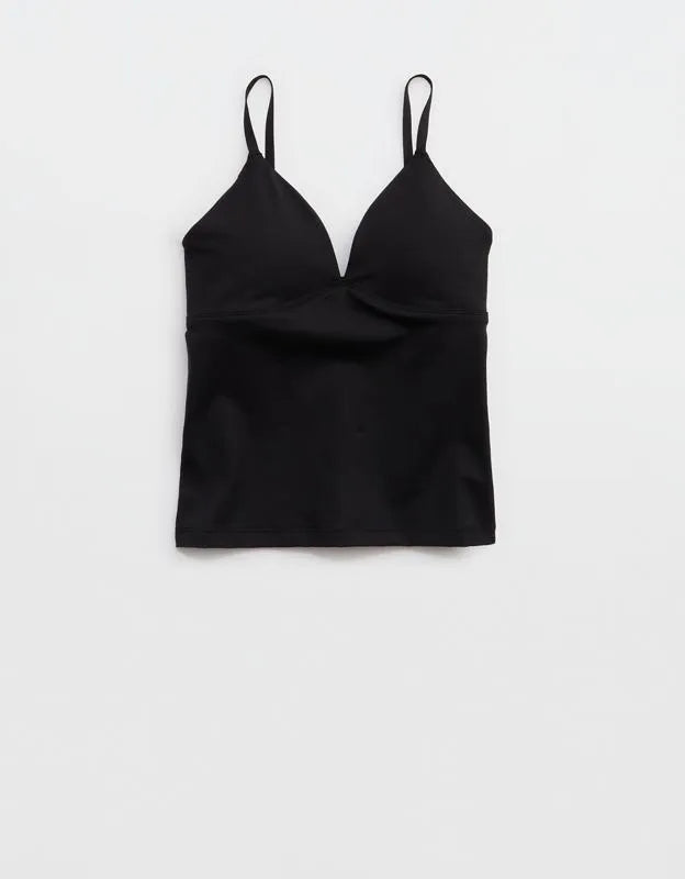 OFFLINE By Aerie The Hugger Plunge Tank Top