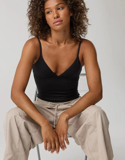 OFFLINE By Aerie The Hugger Plunge Tank Top