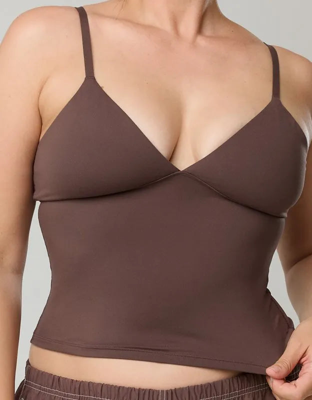 OFFLINE By Aerie The Hugger Plunge Tank Top