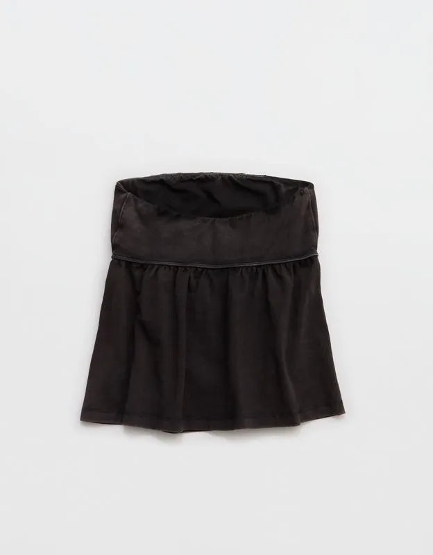 OFFLINE By Aerie OG Cotton Peplum Tube Top