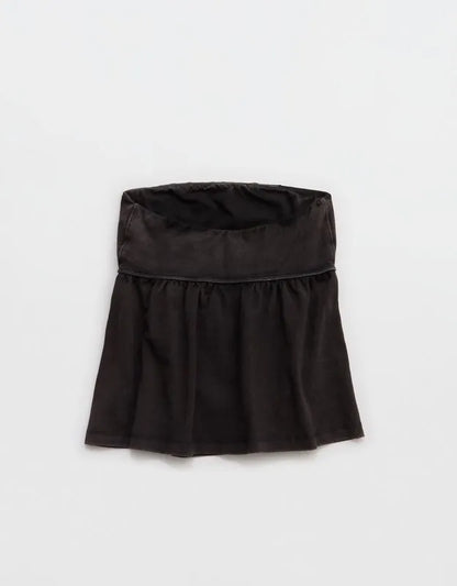 OFFLINE By Aerie OG Cotton Peplum Tube Top