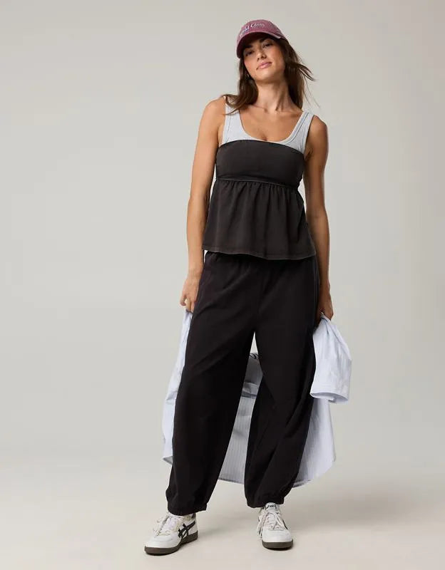 OFFLINE By Aerie OG Cotton Peplum Tube Top