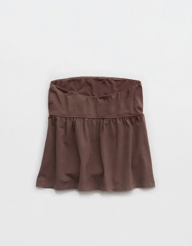 OFFLINE By Aerie OG Cotton Peplum Tube Top