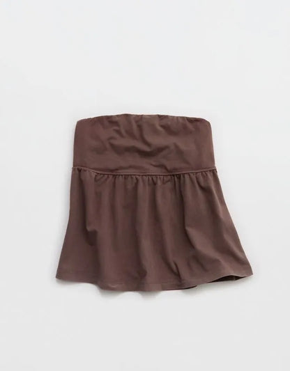 OFFLINE By Aerie OG Cotton Peplum Tube Top