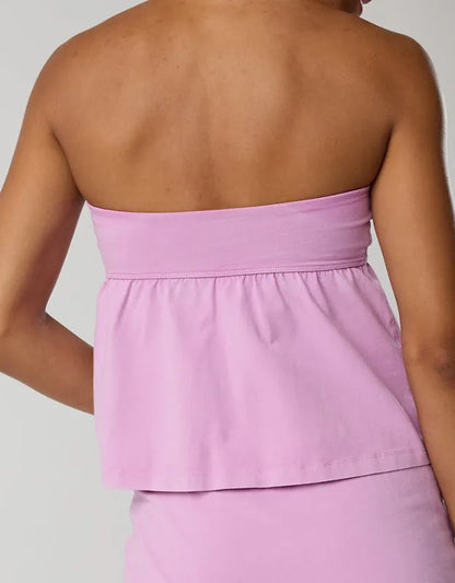 OFFLINE By Aerie OG Cotton Peplum Tube Top