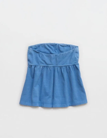 OFFLINE By Aerie OG Cotton Peplum Tube Top
