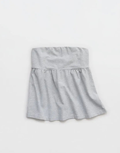 OFFLINE By Aerie OG Cotton Peplum Tube Top