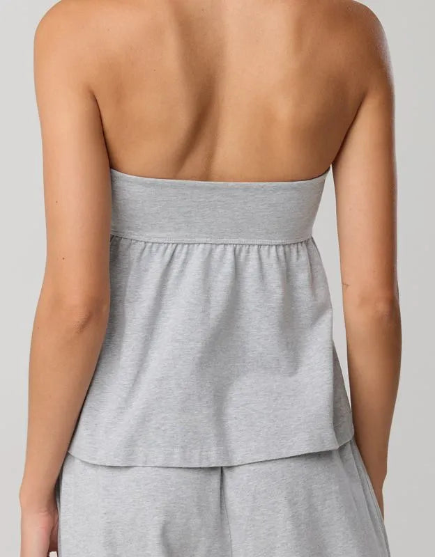 OFFLINE By Aerie OG Cotton Peplum Tube Top