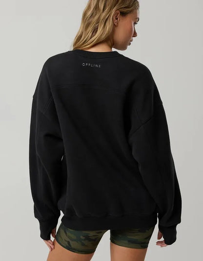OFFLINE By Aerie Cloud Fleece Oversized Crewneck Sweatshirt