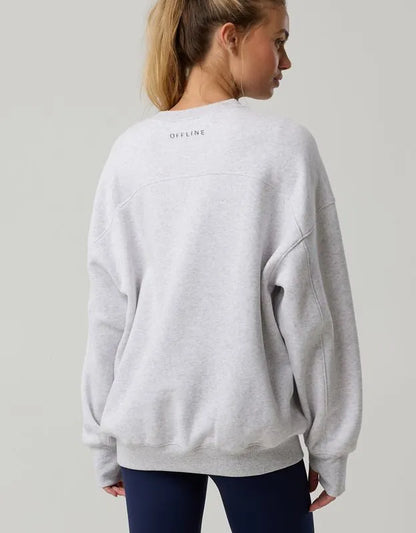 OFFLINE By Aerie Cloud Fleece Oversized Crewneck Sweatshirt